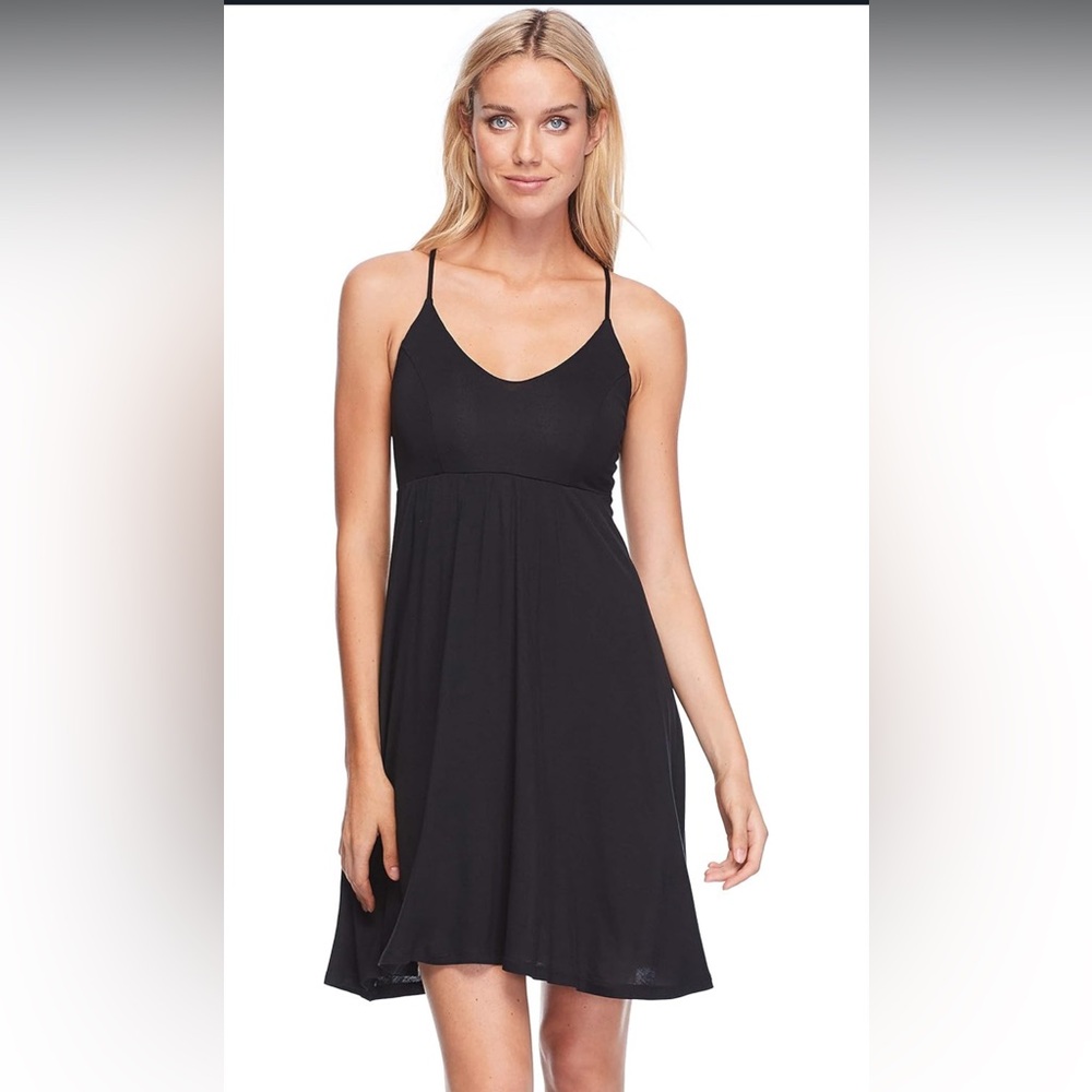 NWT Body Glove Ivy Black Spaghetti Strap Dress size small